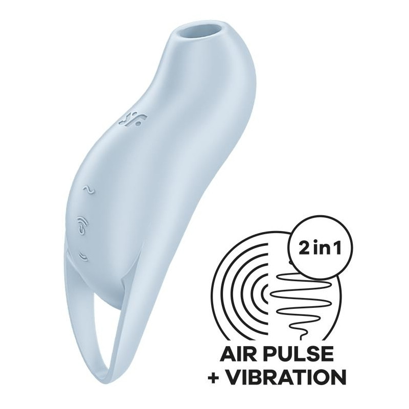 Satisfyer Stimulateur de Clitoris Pocket Pro 1 Bleu
